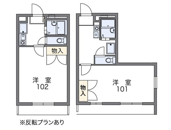 レオパレス杉の物件間取画像